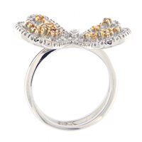 Anello Fanton Gioielli Donna ANELLI DIAMANTI in Oro bianco Granato 0.32 Ct FG40016535 - FG40016535